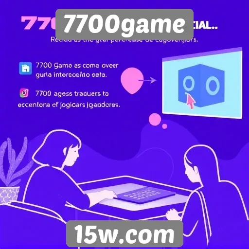 Recursos de interação social no site 7700game